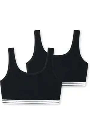 Schiesser Bustier 95/5 Organic Cotton (2-tlg) schwarz 176