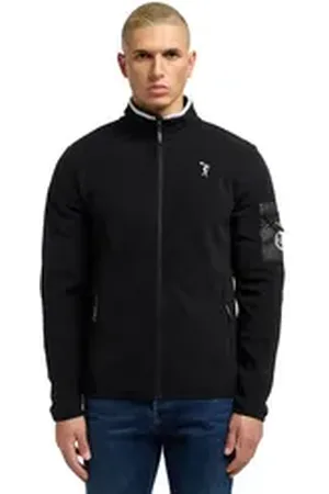 Carlo Colucci Sweatjacke Drescher schwarz XXL