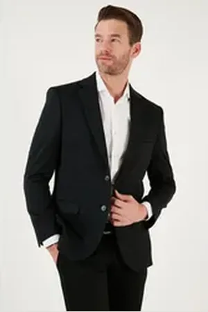 Buratti Jackett Slim Fit schwarz 46