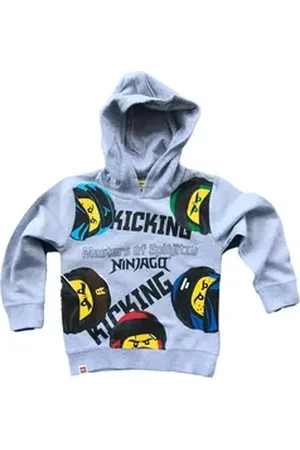 LEGO Wear ® Kapuzensweatshirt ® Ninjago Kapuzensweatshirt Kinder Hoodie Gr.104 grau