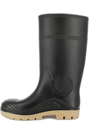 Beck Herren Regenstiefel Basic Gummistiefel (robuster Klassiker, für trockene Füße) wasserdicht, robust, strapazierfähig, langlebig schwarz 45 EU