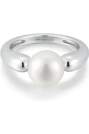ANIA HAIE Fingerring Damen-Damenring 925er Silber silberfarben 54