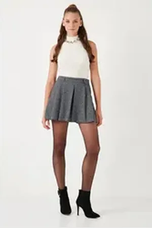 Lela Minirock Regular Fit schwarz M