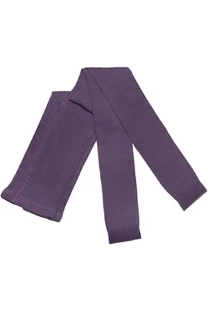 WERI SPEZIALS Strumpfhersteller GmbH Leggings Damen Leggings >>Einfarbig: Lila<< aus Baumwolle lila 54-56