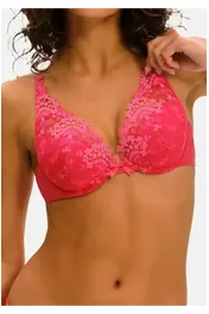 Simone Pérèle Push-up-BH Wish (1-tlg) Push-Up BH - Leicht transparent rot 80
