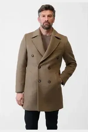 RICANO Kurzmantel Giorgio Made in Europe beige|braun XL
