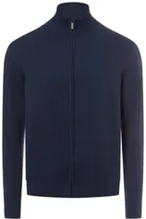 Nils Sundström Strickjacke blau XL