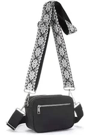 Lascana Umhängetasche Minibag, Handtasche, Crossbody-Bag mit auswechselbaren Schulterriemen VEGAN schwarz