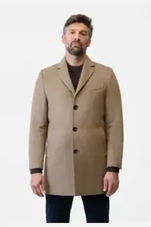 RICANO Kurzmantel Allessandro Made in Europe beige|braun L