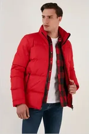 Buratti Winterjacke Slim Fit rot M