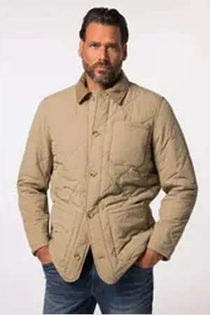 JP 1880 Steppjacke JP 1880 Steppjacke Cowboy Cordkragen bis 8 XL beige|braun 4XL