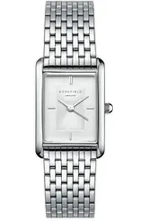 ROSEFIELD Quarzuhr Damenuhr Heirloom Silber eckig