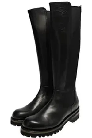Sendra Boots LIGHTING 17327 Schwarz Stiefel Damen Lederstiefel schwarz 41 EU
