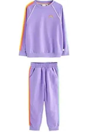 Little Bird Sweatanzug Sweatshirt und Jogger (2-tlg) lila 86-92 (1,5-2 J.)