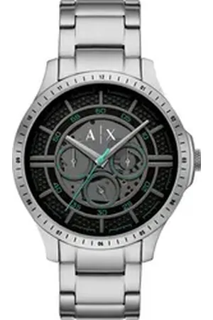 Giorgio Armani ARMANI EXCHANGE Multifunktionsuhr AX2459, Armbanduhr, Herrenuhr, Edelstahlarmband, analog, Tag, Wochentag silberfarben