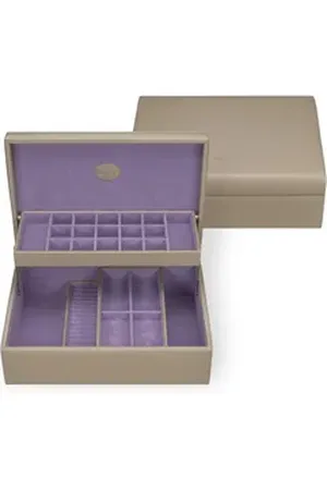 Windrose Schmuckkoffer Charmbox (Merino / Merino Moda) beige