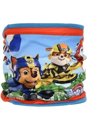 Paw Patrol Loop Chase Rubble Marshall Kinder Jungen Winter-Schal Schlauch-Schal, blau bunt