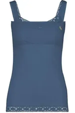E9 Trägertop Damen Tanktop Coraline blau|grau XS