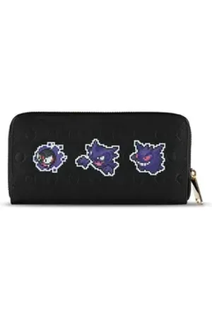 Pokemon POKÉMON Geldbörse Ghosts, Kunstleder Geldbeutel Portemonnaie schwarz