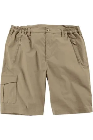 ABRAXAS Bermudas Outdoor Bermuda sand Gummibund Übergröße beige 6XL