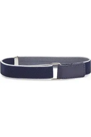 Ladeheid Stoffgürtel Kinder Gürtel Elastik-Gürtel 1-12 Jahre 34-90 cm P15 blau 0-2 Jahre