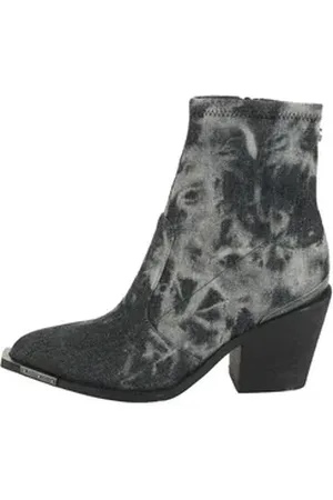 Buffalo WEST BOOT LO Westernstiefelette, Cowboystiefelette, Boots, Festival, in angesagter Optik schwarz 38 EU