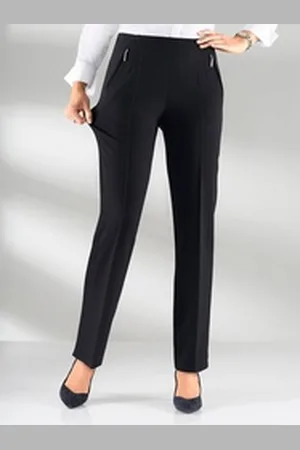 ADELINA Jerseyhose Schlupfhose Innenbeinlänge ca. 67 cm schwarz Innenbeinlänge ca. 67 cm | 23