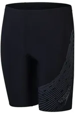 Speedo Badehose Medley Logo Jammer Badehose grau|schwarz 140