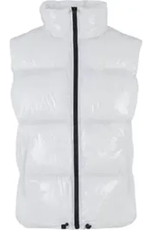 DEF Jerseyweste Herren Shiny Puffer vest (1-tlg) weiß XXL