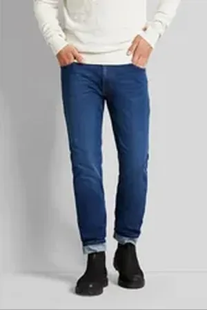 Bugatti 5-Pocket-Jeans in der Passform Regular Fit blau 32