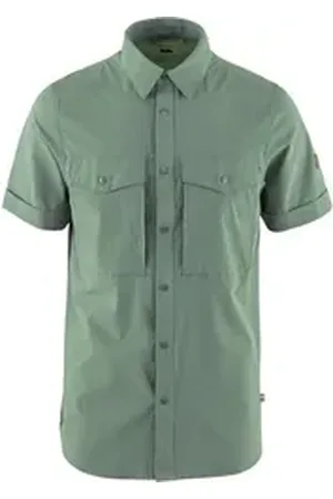 Fjällräven Kurzarmhemd M Abisko Trekking Shirt Short-sleeve grün S
