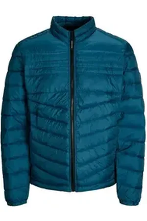 JACK & JONES Steppjacke Herren Jacke JjeHero Collar Pufferjacke blau XXL