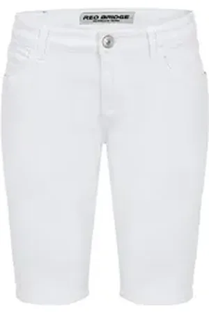 Redbridge Jeansshorts Red Bridge Herren Jeans Shorts Kurze Hose Denim Capri Basic weiß W34
