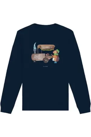 Mr. & Mrs. Panda Longpullover Igel Maronen Größe S - French Navy - Geschenk, Duft, Wintermotiv, Wei (1-tlg) blau S