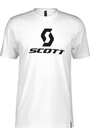 Scott T-Shirt Icon mit großem Logoprint weiß XL