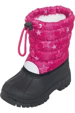Playshoes Kinder Gefütterte Winterstiefel Warme Innenfutter Schneestiefel Winterstiefel rosa 26-27 EU
