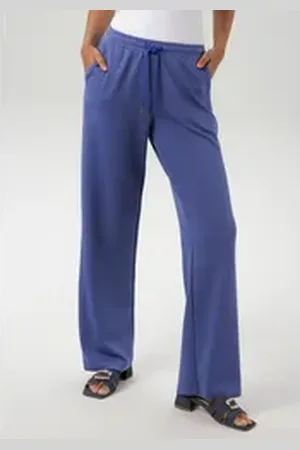 Aniston Jogginghose aus super weicher, elastischer Jersey-Qualität - NEUE KOLLEKTION blau 40