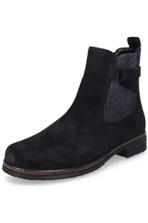 Gabor Damen Chelsea Stiefelette nachtblau pazifik Stiefelette blau 37,5 EU