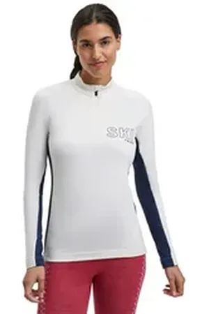 Falke Langarmshirt (1-tlg) Warmer nahtloser Midlayer weiß S