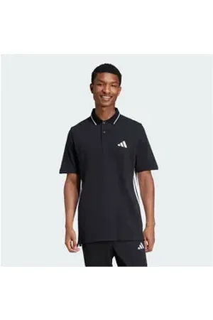 adidas Sportswear Poloshirt ESSENTIALS 3-STREIFEN PIQUÉ POLOSHIRT schwarz XS