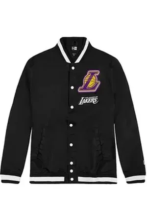 New Era Sweatjacke LA Lakers Logo Varsity Jacke Sweatjacken Nylon schwarz 2XL
