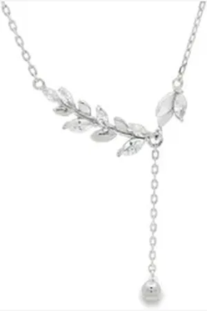 Impala Collier Kette Vera 925 Silber, Feier Party Perfektes Geschenk zu Geburtstag oder Weihnachten silberfarben
