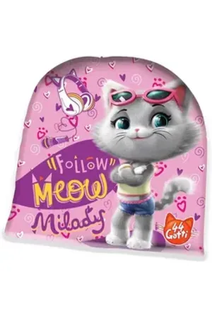 44 Cats Fleecemütze Mütze Kuschelige Mütze für kalte Tage rosa