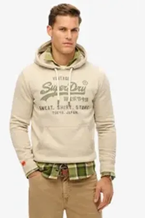 Superdry Kapuzensweatshirt SD-VL HERITAGE RELAXED HOOD beige L