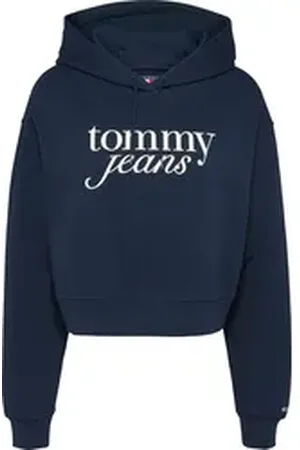 Tommy Hilfiger Hoodie TJW RLX CRP SCRIPT HOODIE EXT mit Logoschriftzug blau S (36)