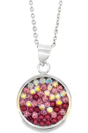 Impala Kette mit Anhänger Halskette Celina, 925 Sterling silber, Schmuck für Damen, mit Kristallsteinen