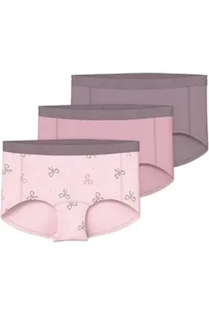 NAME IT Panty NKFHIPSTER 3P BARELY PINK BOW NOOS (Packung, 3-St) rosa 146 (152)