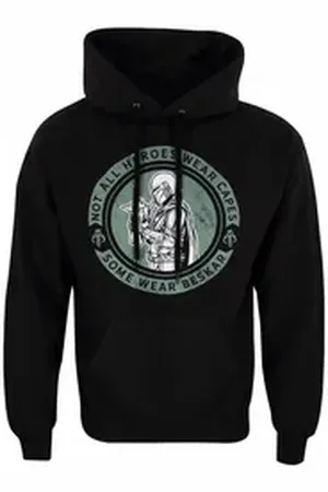 THE MANDALORIAN Star Wars Hoodie Mandalorian Wear Beskar Hoodie Baby Yoda Din Djarin schwarz XXL