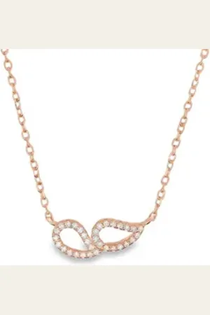 Impala Collier Kette Osiri 925 Silber rosevergoldet rosa