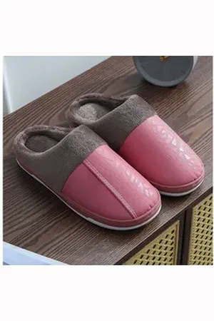 Golden Damen Herren Komfort Memory Foam Hausschuhe Damen Plüsch Fleece Plüsch Hausschuhe rosa 40/41(Passende 39/40 Füße)